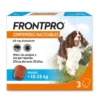 FRONTPRO 68 MG 3 COMPRIMIDOS MASTICABLES PARA PERROS 10-25 KG