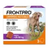 FRONTPRO 136 MG 3 COMPRIMIDOS MASTICABLES PARA PERROS 25-50 KG