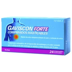 GAVISCON FORTE 24 COMPRIMIDOS MASTICABLES