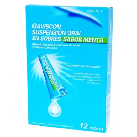 GAVISCON 12 SOBRES SUSPENSION ORAL