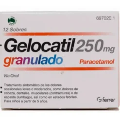 GELOCATIL 250 MG 12 SOBRES GRANULADO