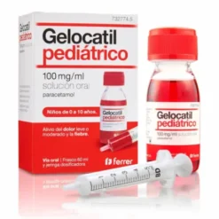 GELOCATIL PEDIATRICO 100 MG/ML SOLUCION ORAL 1 FRASCO 60 ML