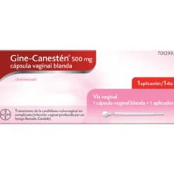 GINE CANESTEN 500 MG 1 CAPSULA VAGINAL BLANDA
