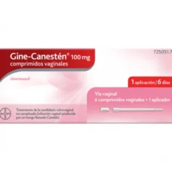GINE CANESTEN 100 MG 6 COMPRIMIDOS VAGINALES