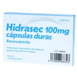 HIDRASEC 100 MG 10 CAPSULAS DURAS