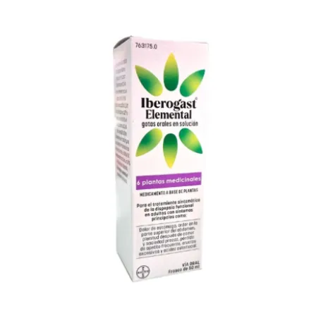 IBEROGAST ELEMENTAL 1 FRASCO GOTAS ORALES EN SOLUCION 50 ML