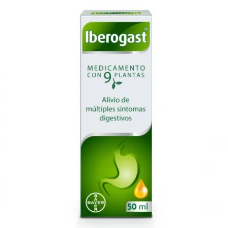 IBEROGAST GOTAS ORALES SOLUCION 50 ML