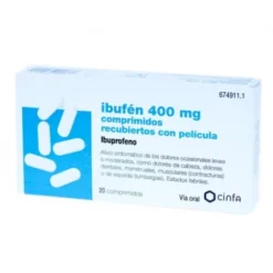 IBUFEN 400 MG 20 COMPRIMIDOS RECUBIERTOS