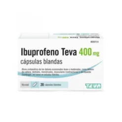IBUPROFENO TEVA 400 MG 20 CÁPSULAS BLANDAS