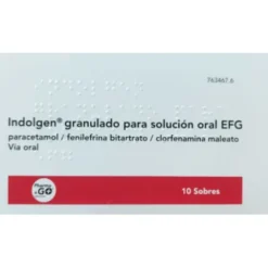 INDOLGEN GRANULADO SOL. ORAL 10 SOBR