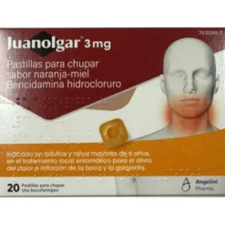 JUANOLGAR 3 MG PASTILLAS SABOR NARANJA-MIEL