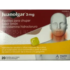 JUANOLGAR 3 MG PASTILLAS SABOR LIMON