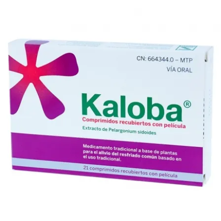 KALOBA 20 MG 21 COMPRIMIDOS RECUBIERTOS