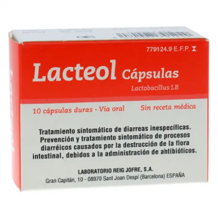 LACTEOL 10 CAPSULAS