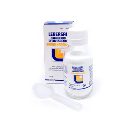 LEBERSAL GRANULADO EFERVESCENTE 1 FRASCO 100 G (SABOR NARANJA)