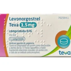 LEVONORGESTREL TEVA 1,5 MG EFG 1 COMPRIMIDO