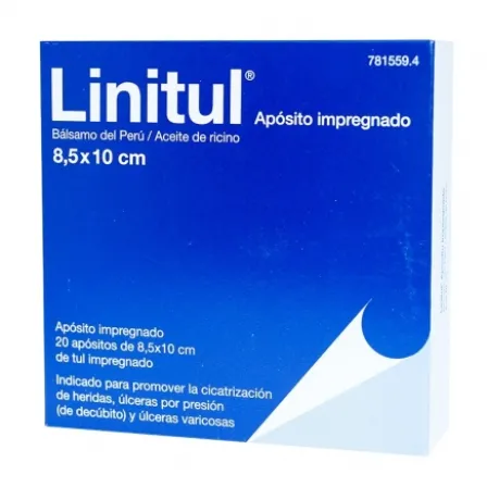 LINITUL 20 APOSITOS MONODOSIS 8.5 X 10 CM