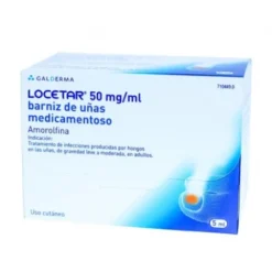 LOCETAR 50 MG-ML BARNIZ UÑAS MEDICAMENTOSO 5 ML