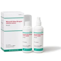 MINOXIDIL VIÑAS 50 MG-ML SOLUCION CUTANEA 2 FRASCOS 120 ML