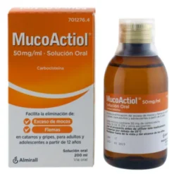 MUCOACTIOL ADULTOS 50 MG/ML SOLUCION ORAL 200 ML