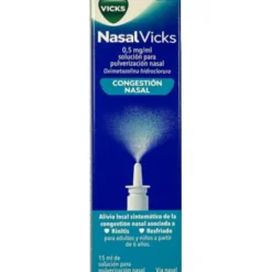 NASALVICKS 0,5 MG/ML NEBULIZADOR NASAL 15 ML