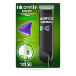 NICORETTE BUCOMIST 1 MG/PULVERIZACION 1 AEROSOL BUCAL 150 DOSIS