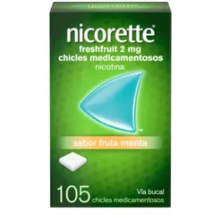NICORETTE FRESHFRUIT 2 MG 105 CHICLES
