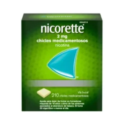 NICORETTE 2 MG 210 CHICLES