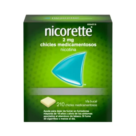 NICORETTE 2 MG 210 CHICLES