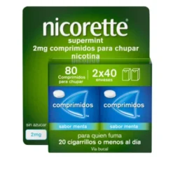NICORETTE SUPERMINT EFG 2 MG 80 COMPRIMIDOS PARA CHUPAR