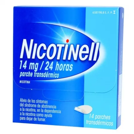 NICOTINELL 14 MG/24 H 14 PARCHES TRANSDERMICOS 3