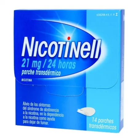 NICOTINELL 21 MG/24 H 14 PARCHES TRANSDERMICOS 5