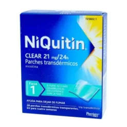 NIQUITIN CLEAR 21 MG-24 H 28 PARCHES TRANSDERMICOS 114 MG