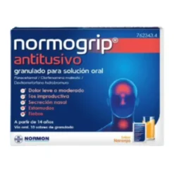 NORMOGRIP ANTITUSIVO GRANULADO PARA SOLUCION ORAL