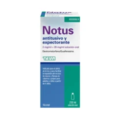 NOTUS ANTITUSIVO EXPECTORANTE 2 MG/ ML+ 20 MG/ML SOLUCIÓN ORAL 200 ML