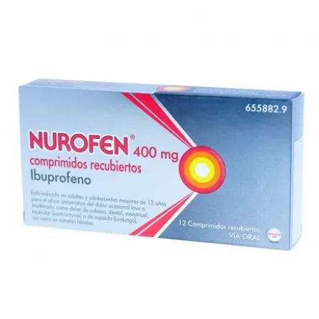 NUROFEN 400 MG 12 COMPRIMIDOS RECUBIERTOS