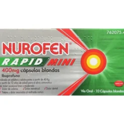 NUROFEN RAPID MINI 400 MG 10 CAPSULAS BLANDAS