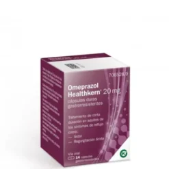 OMEPRAZOL HEALTHKERN 20 MG 14 CAPSULAS GASTRORRESISTENTES (FRASCO)