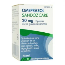 OMEPRAZOL SANDOZ CARE EFG 20 MG 14 CAPSULAS GASTRORRESISTENTES