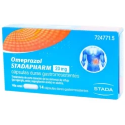OMEPRAZOL STADAPHARM 20 MG 14 CAPSULAS GASTRORRESISTENTES
