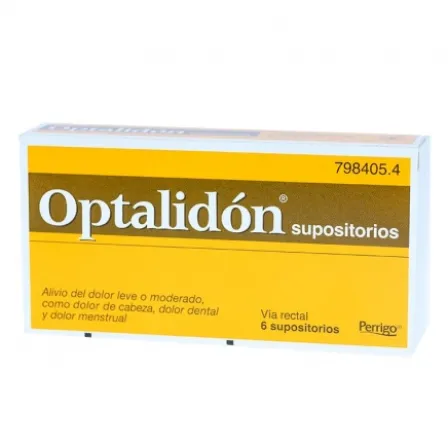 OPTALIDON 500/75 MG 6 SUPOSITORIOS