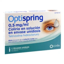 OPTISPRING 0.05% COLIRIO 10 MONODOSIS SOLUCION 0.5 ML