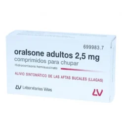 ORALSONE ADULTOS 2.5 MG 12 COMPRIMIDOS PARA CHUPAR