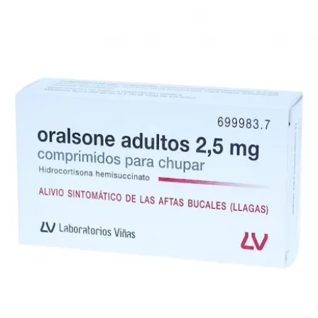 ORALSONE ADULTOS 2.5 MG 12 COMPRIMIDOS PARA CHUPAR