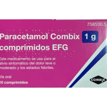 PARACETAMOL COMBIX EFG 1 G 10 COMPRIMIDOS