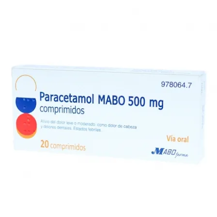 PARACETAMOL MABO 500 MG 20 COMPRIMIDOS