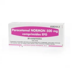 PARACETAMOL NORMON EFG 500 MG 20 COMPRIMIDOS
