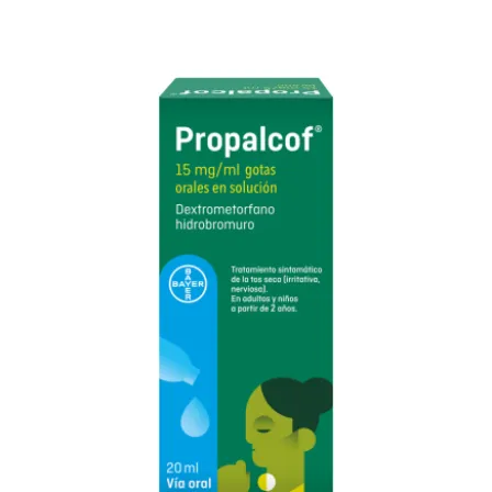 PROPALCOF 15 MG/ML GOTAS ORALES EN SOLUCION 1 FRASCO 20 ML