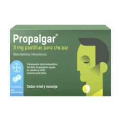 PROPALGAR 3 MG PASTILLAS CHUPAR MIEL Y NARANJA