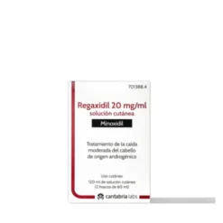 REGAXIDIL 20 MG/ML SOLUCIÓN CUTÁNEA 120 ML (2 FRASCOS 60 ML)